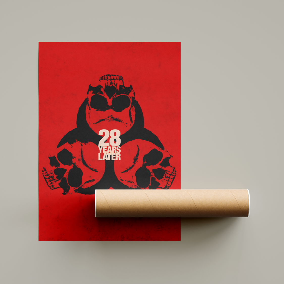 28 Years Later Skull Movie Poster