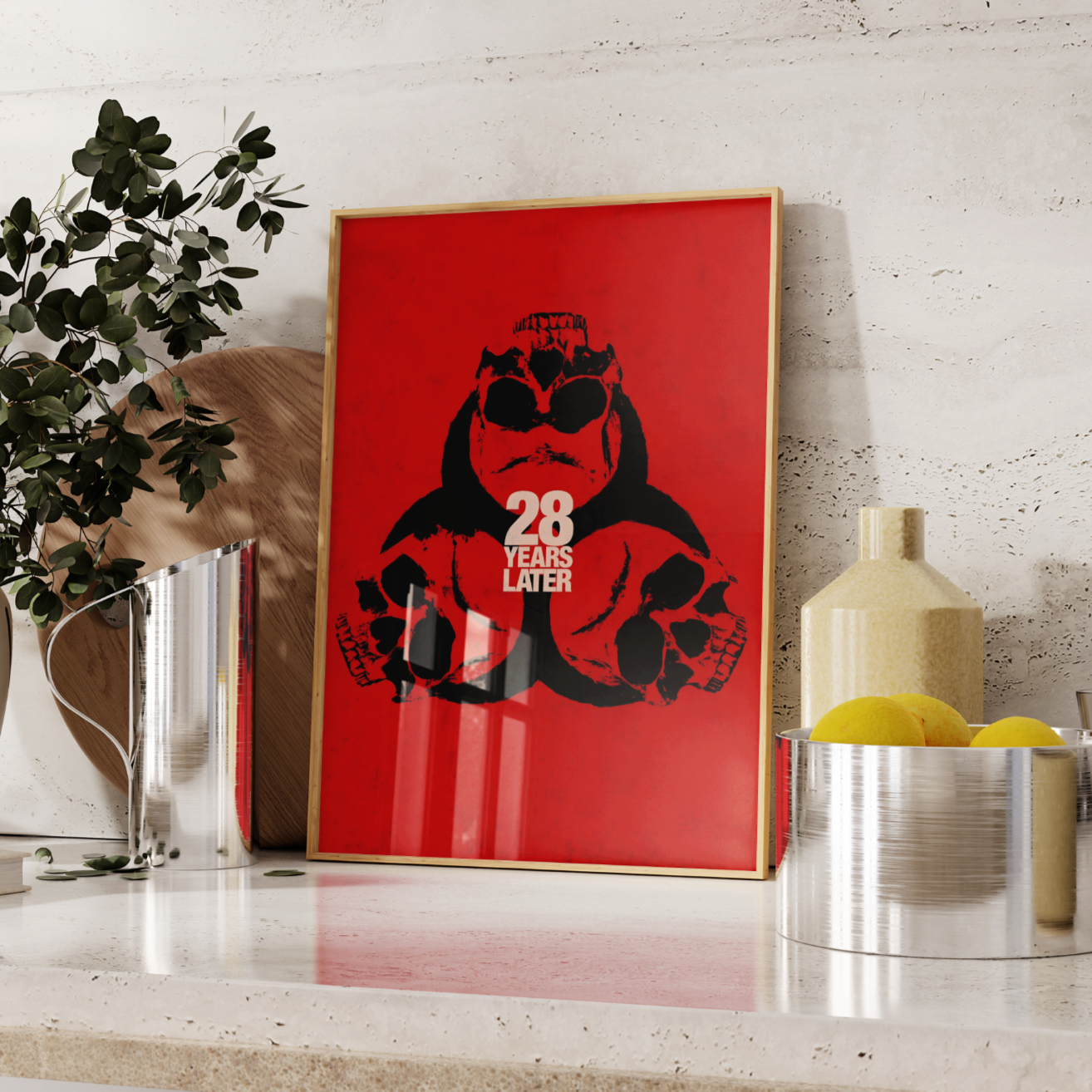 28 Years Later Skull Movie Poster