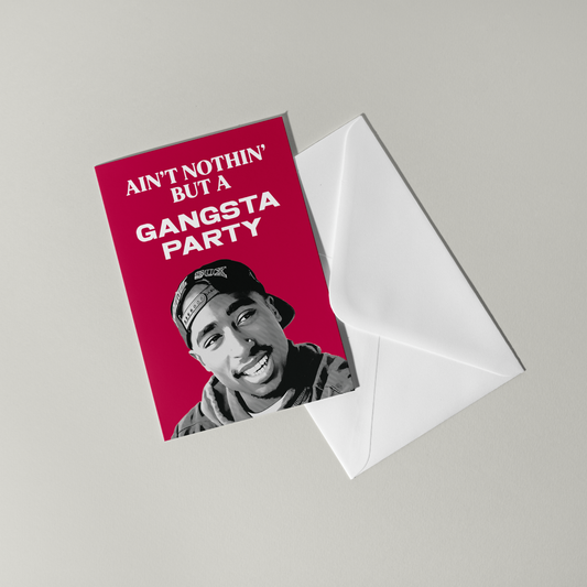 2Pac Birthday Card