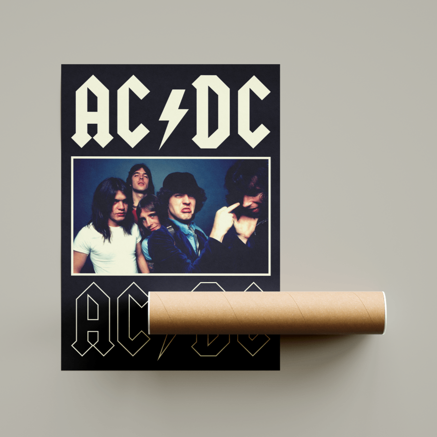 AC/DC Band Poster