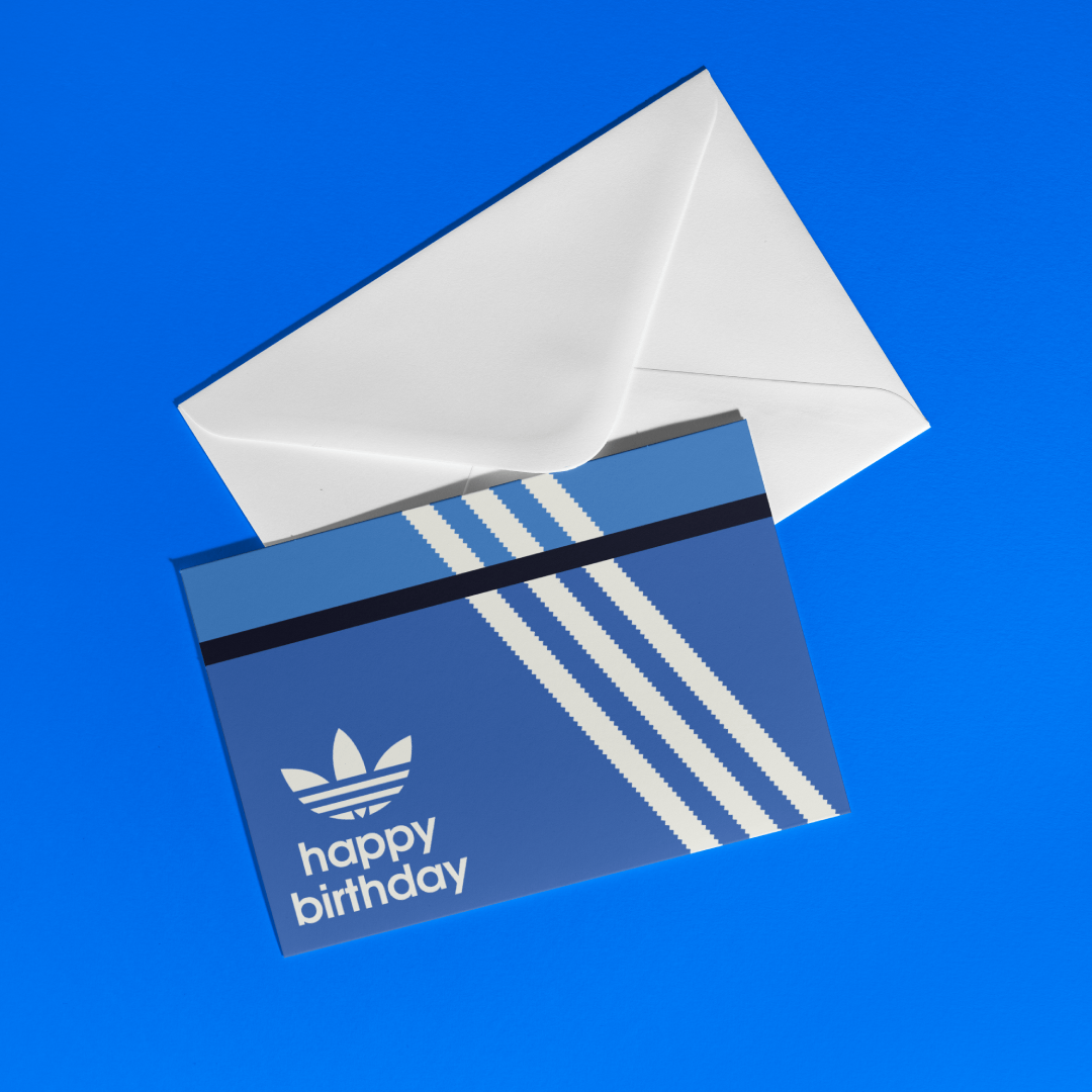 Adidas Birthday Card
