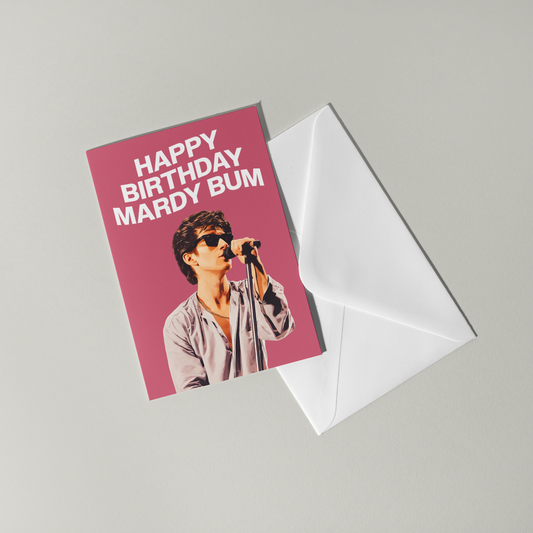 Alex Turner Birthday Card