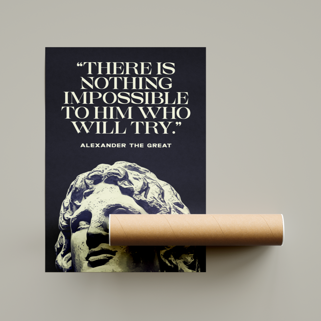 Alexander The Great Quote Poster