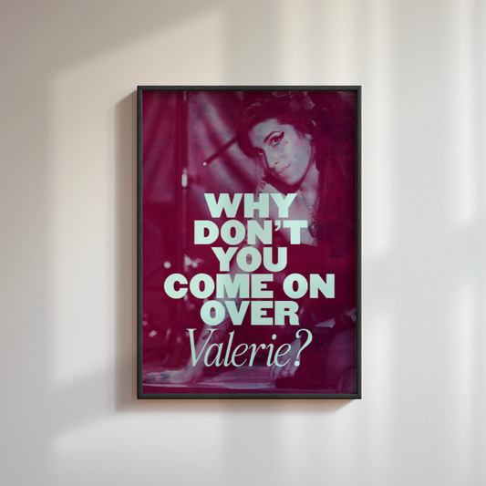 Amy Winehouse Lyrics Poster