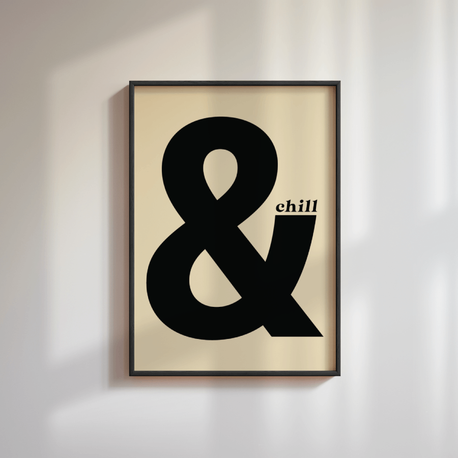And Chill Poster