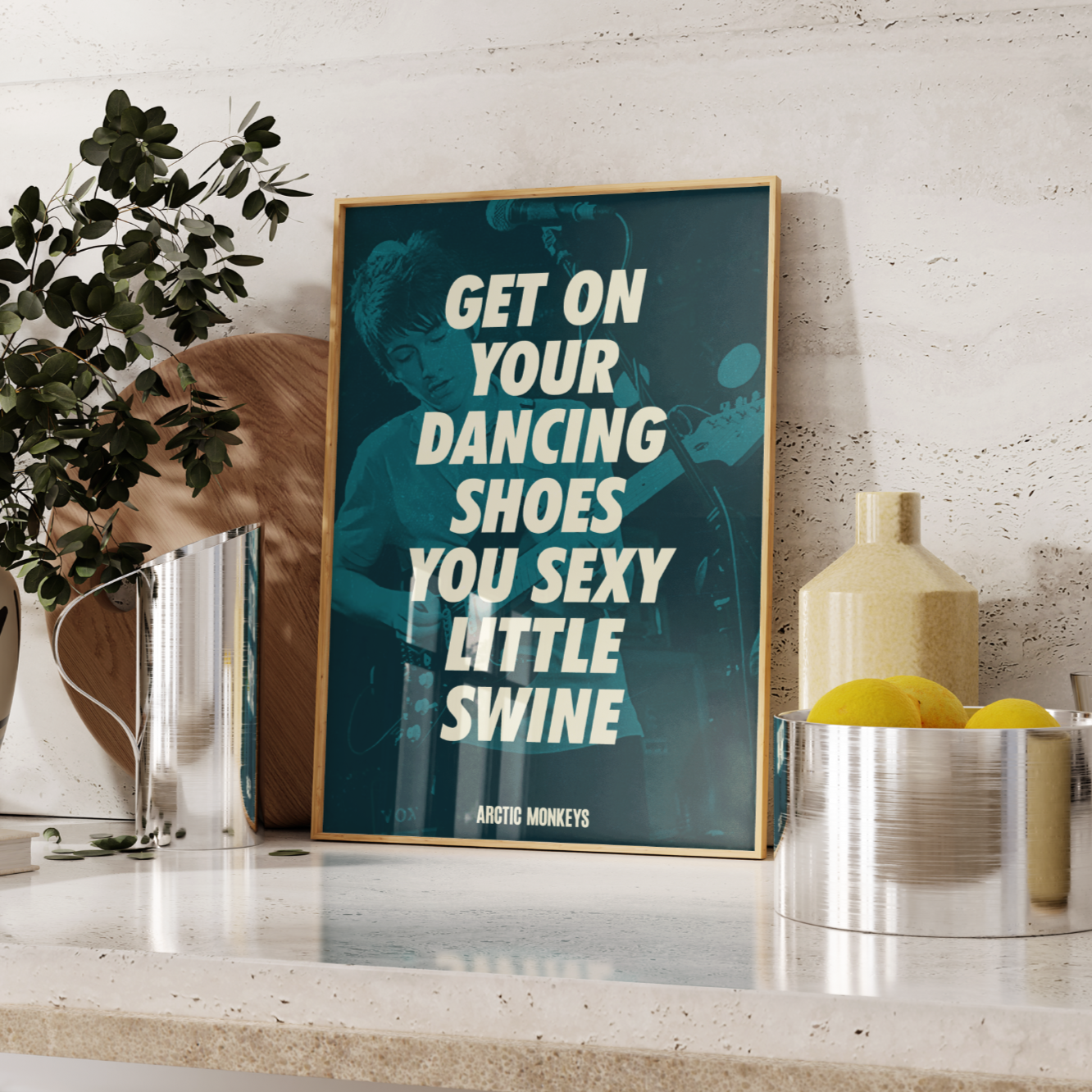 Arctic Monkeys Lyrics Poster