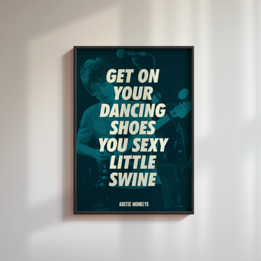 Arctic Monkeys Lyrics Poster