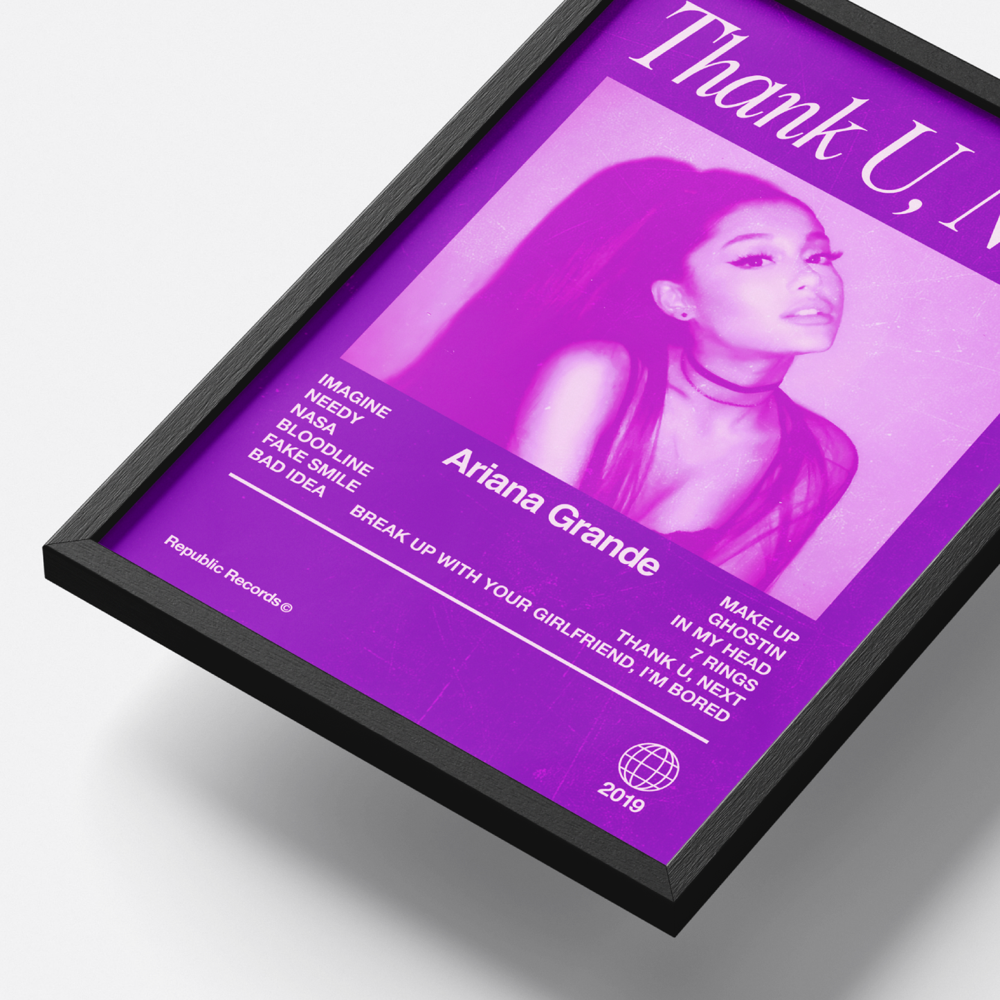 Ariana Grande Thank U Next Album Poster
