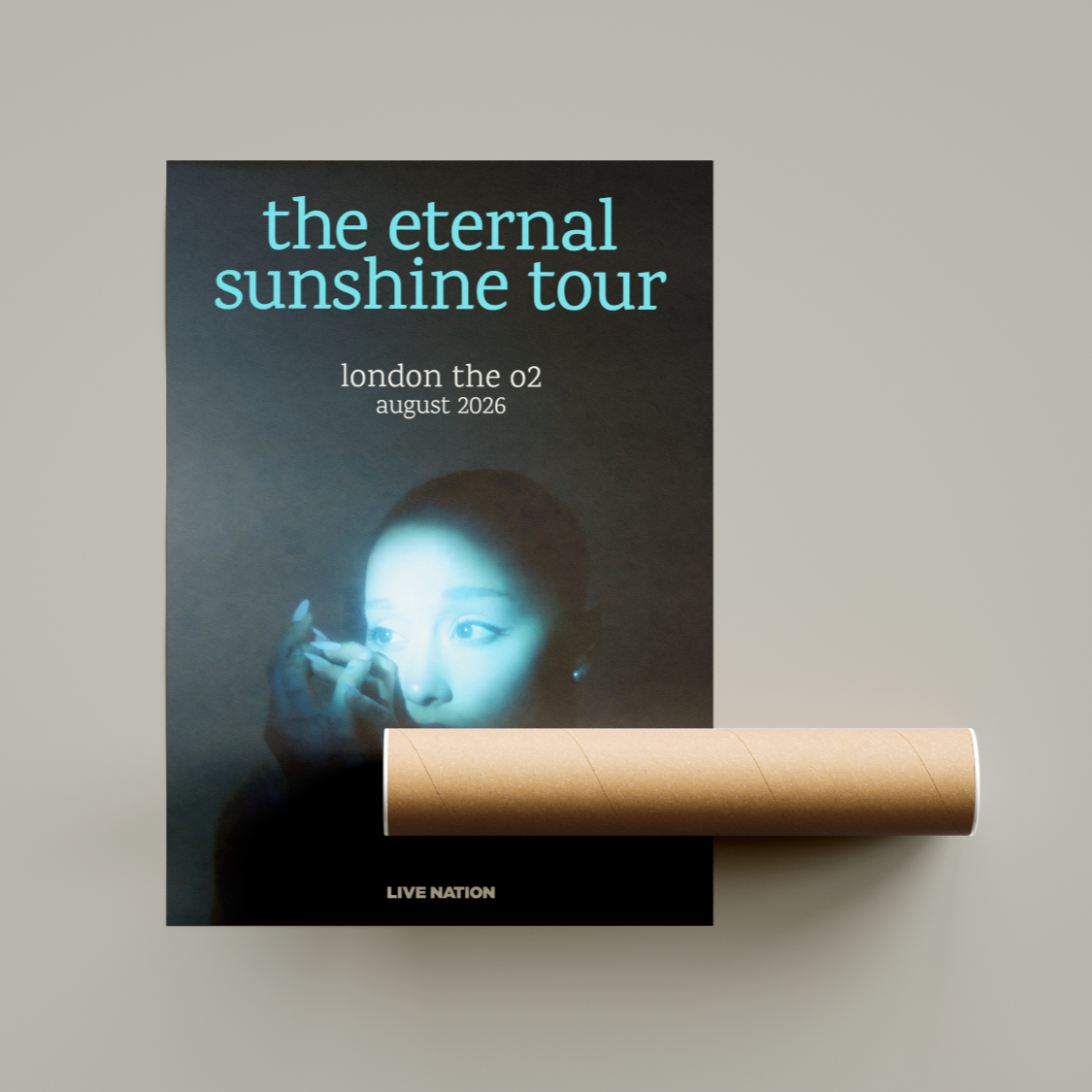 Ariana Grande The Eternal Sunshine Tour Poster London