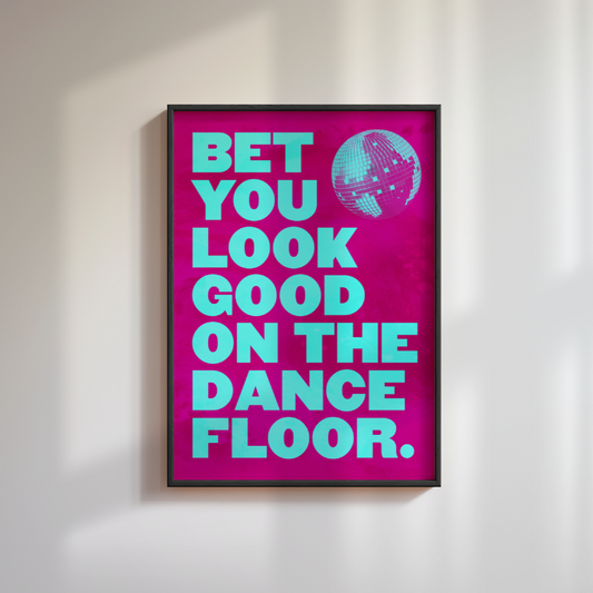 Arctic Monkeys I Bet That You Look Good On The Dancefloor Lyric Poster