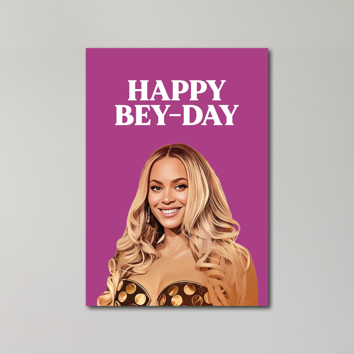 Beyonce Birthday Card