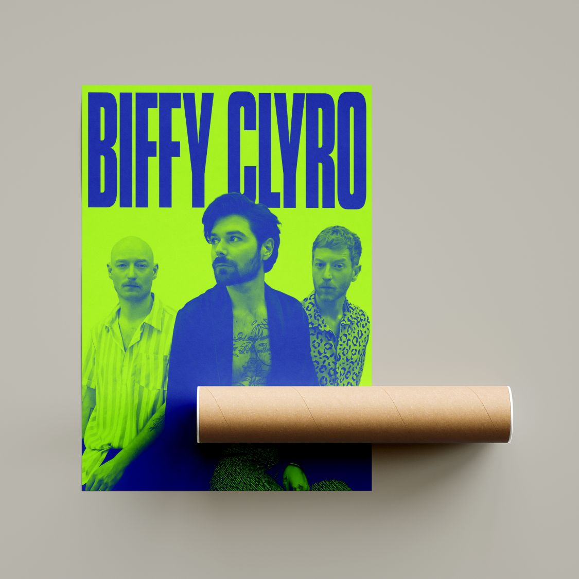 Biffy Clyro Band Poster United Kingdom