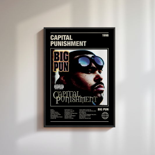 Big Pun Capital Punishment Album Poster