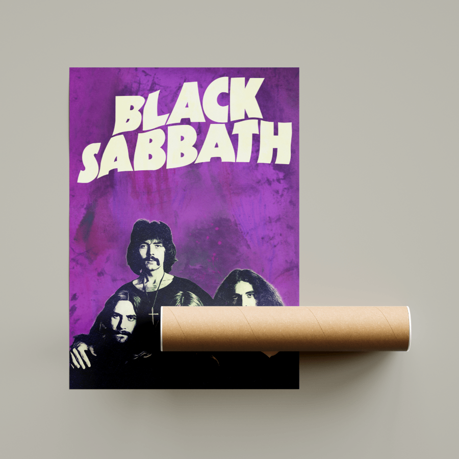 Black Sabbath Band Poster