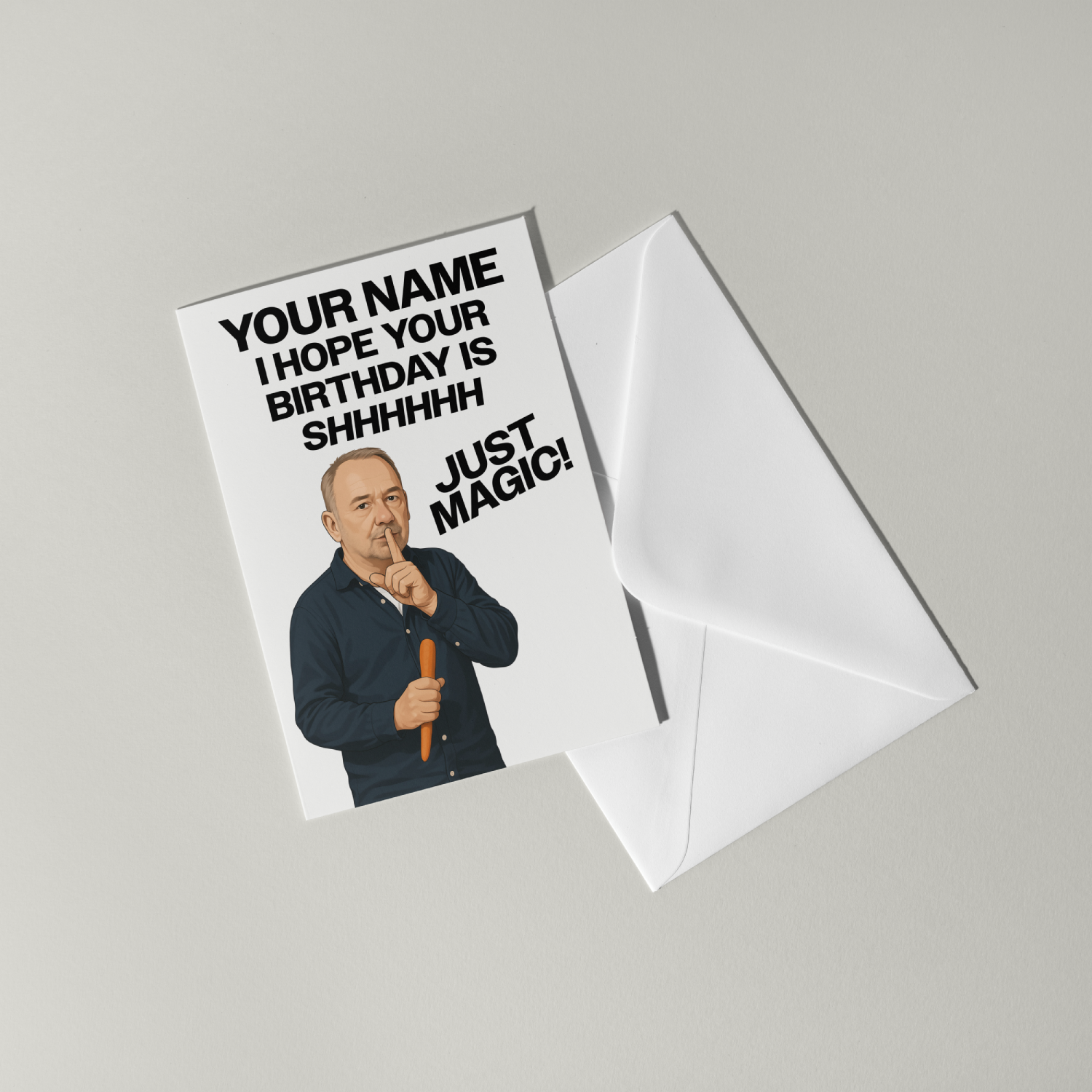 Bob Mortimer Personalised Birthday Card
