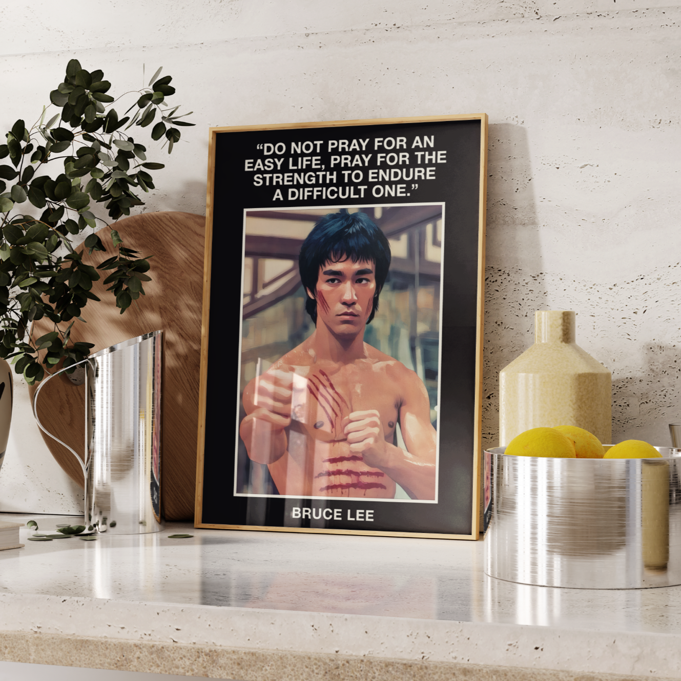 Bruce Lee Quote Poster UK