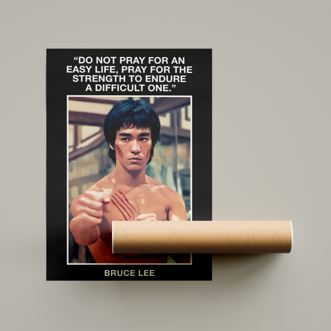 Bruce Lee Quote Poster United Kingdom