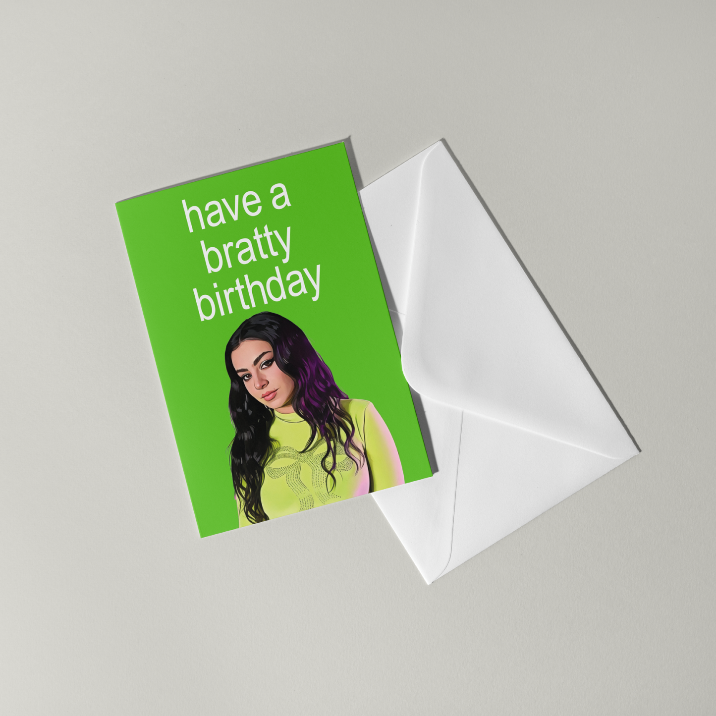 Charli XCX Birthday Card
