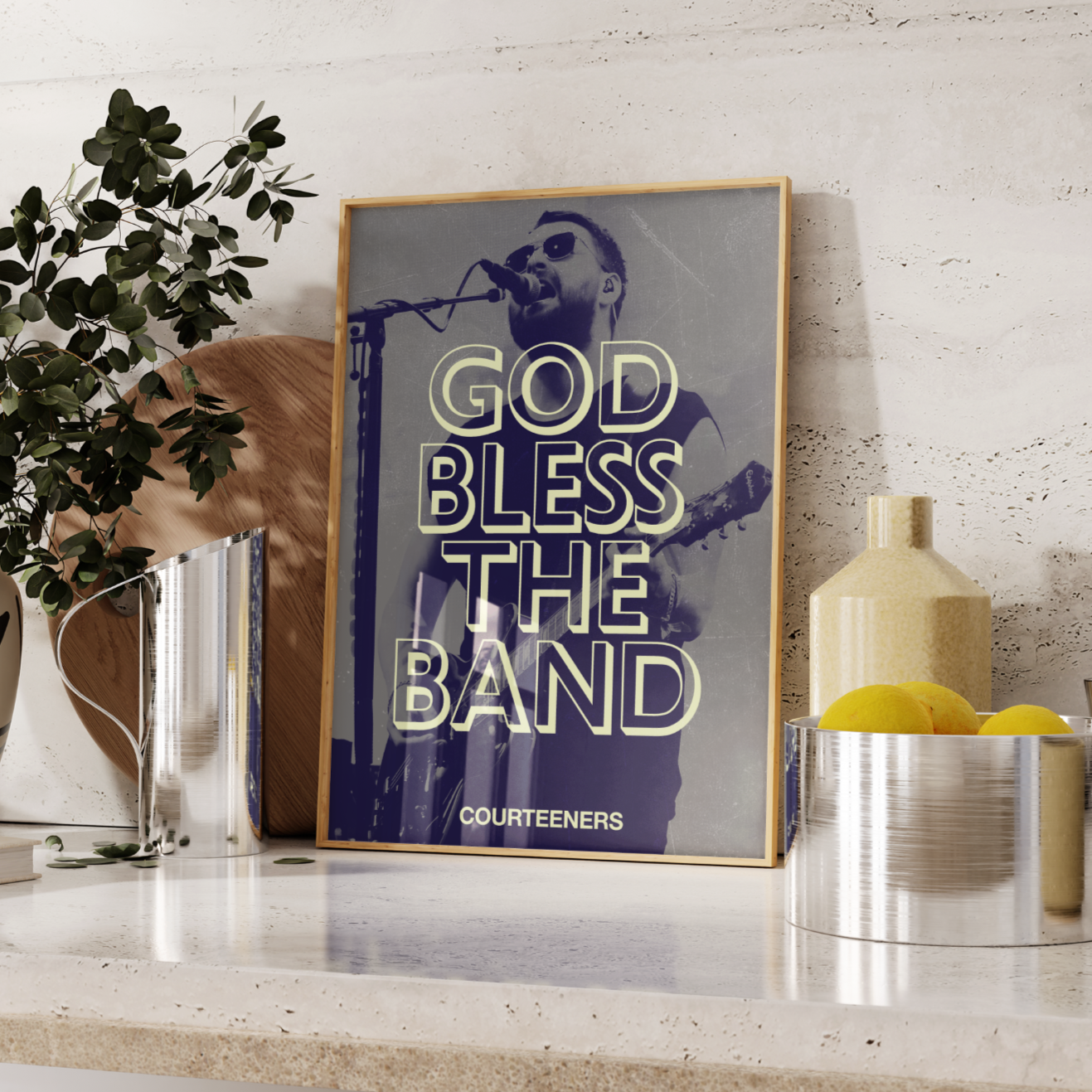 Courteeners God Bless The Band Poster UK