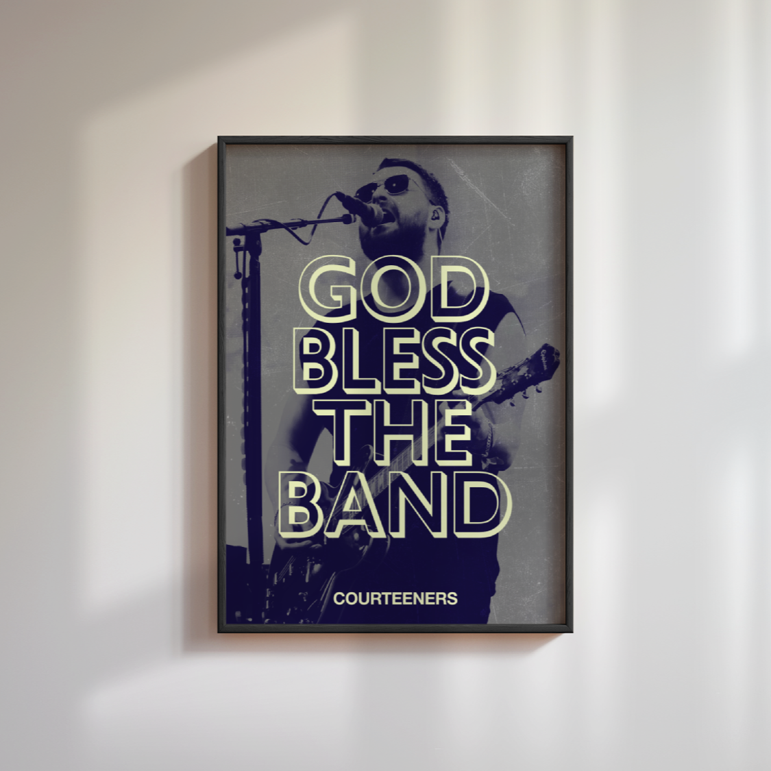 Courteeners God Bless The Band Poster Fly Prints LTD courteeners-god-bless-the-band-poster-fly-prints-ltd