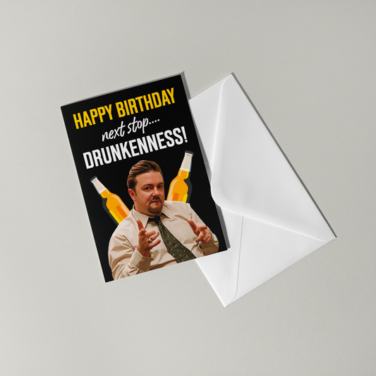 David Brent Birthday Card