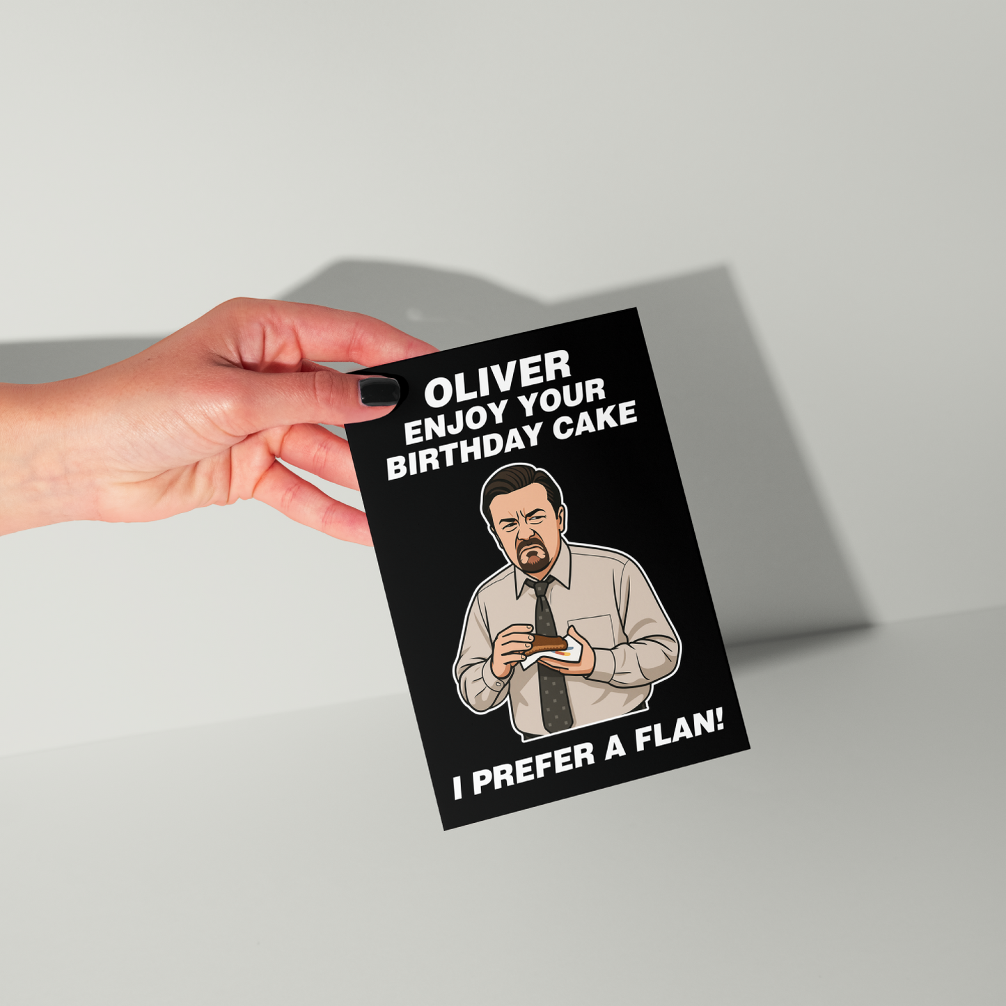 David Brent Funny Personalised Birthday Card UK