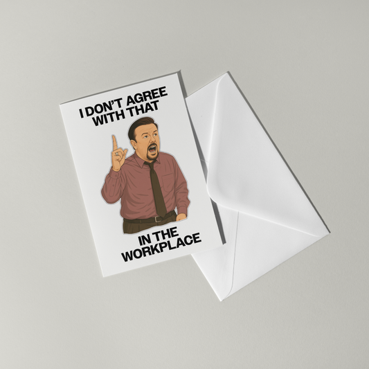 David Brent Greeting Card