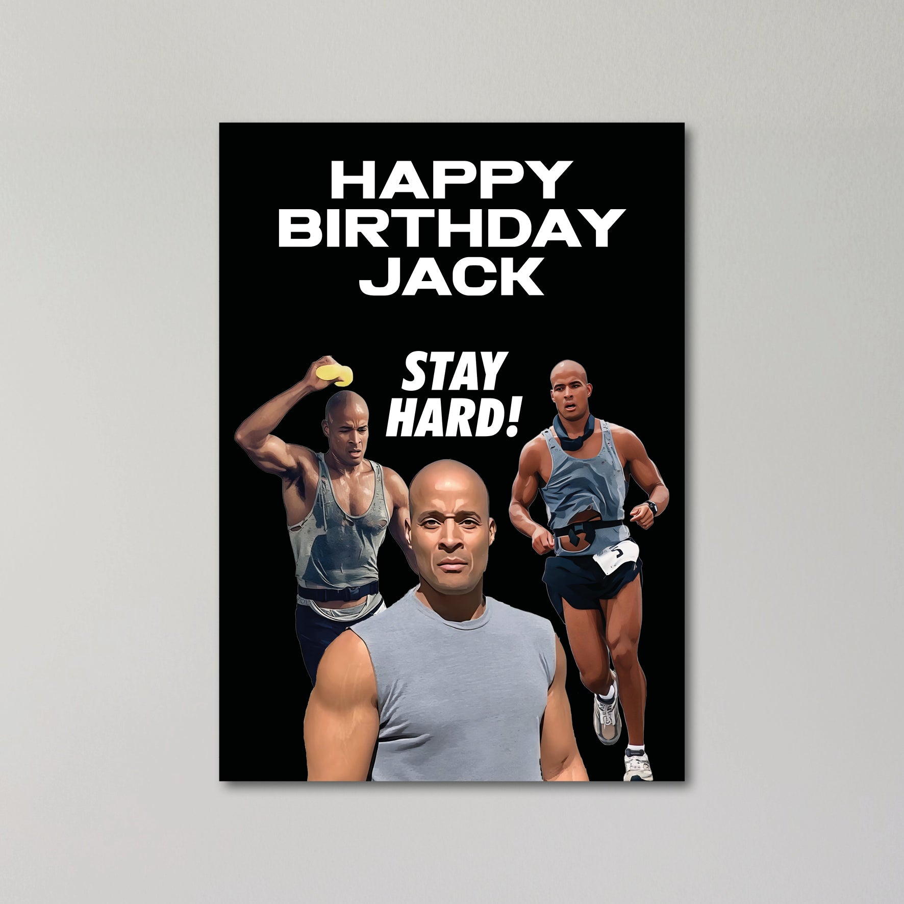 David Goggins Personalised Birthday Card A5