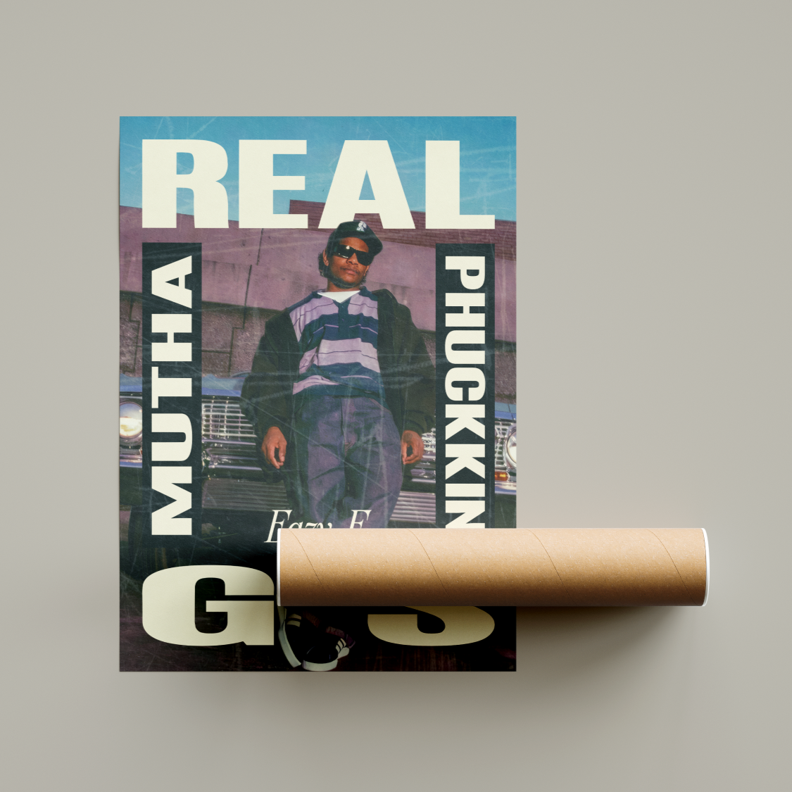 Eazy-E Lyrics Poster United Kingdom