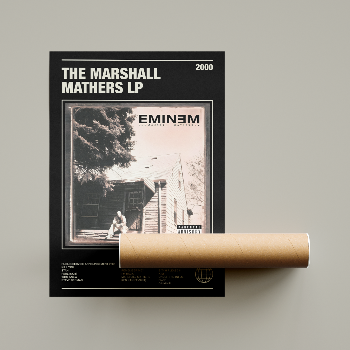 Eminem The Marshall Mathers LP Album Poster