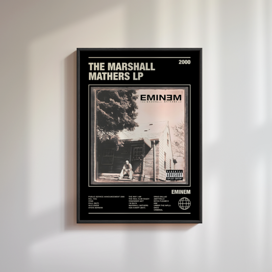 Eminem The Marshall Mathers LP Album Poster