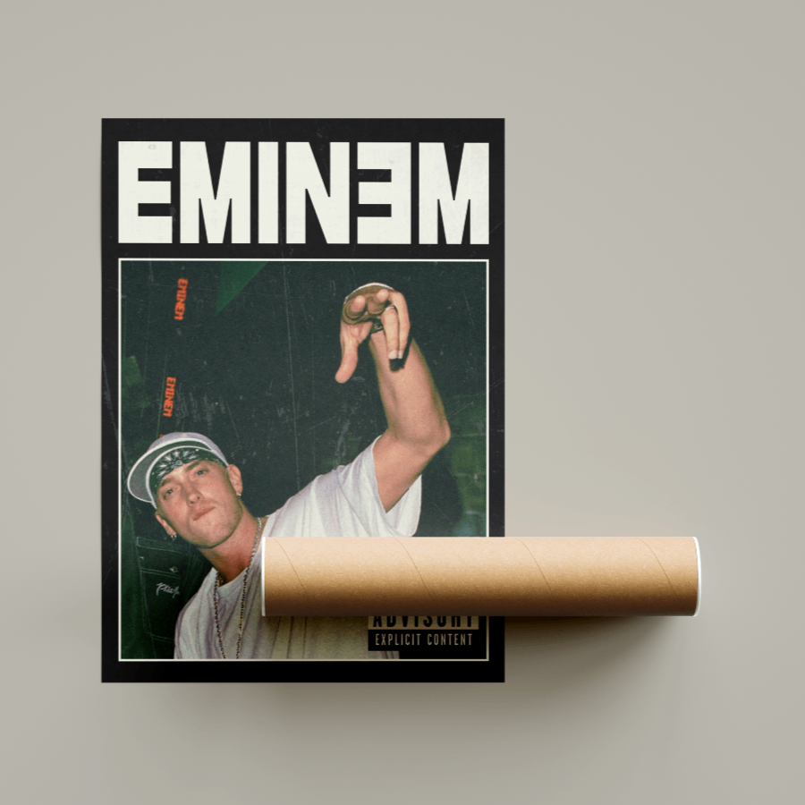 Retro Eminem Poster