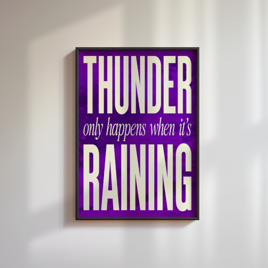 Fleetwood Mac Lyrics Poster