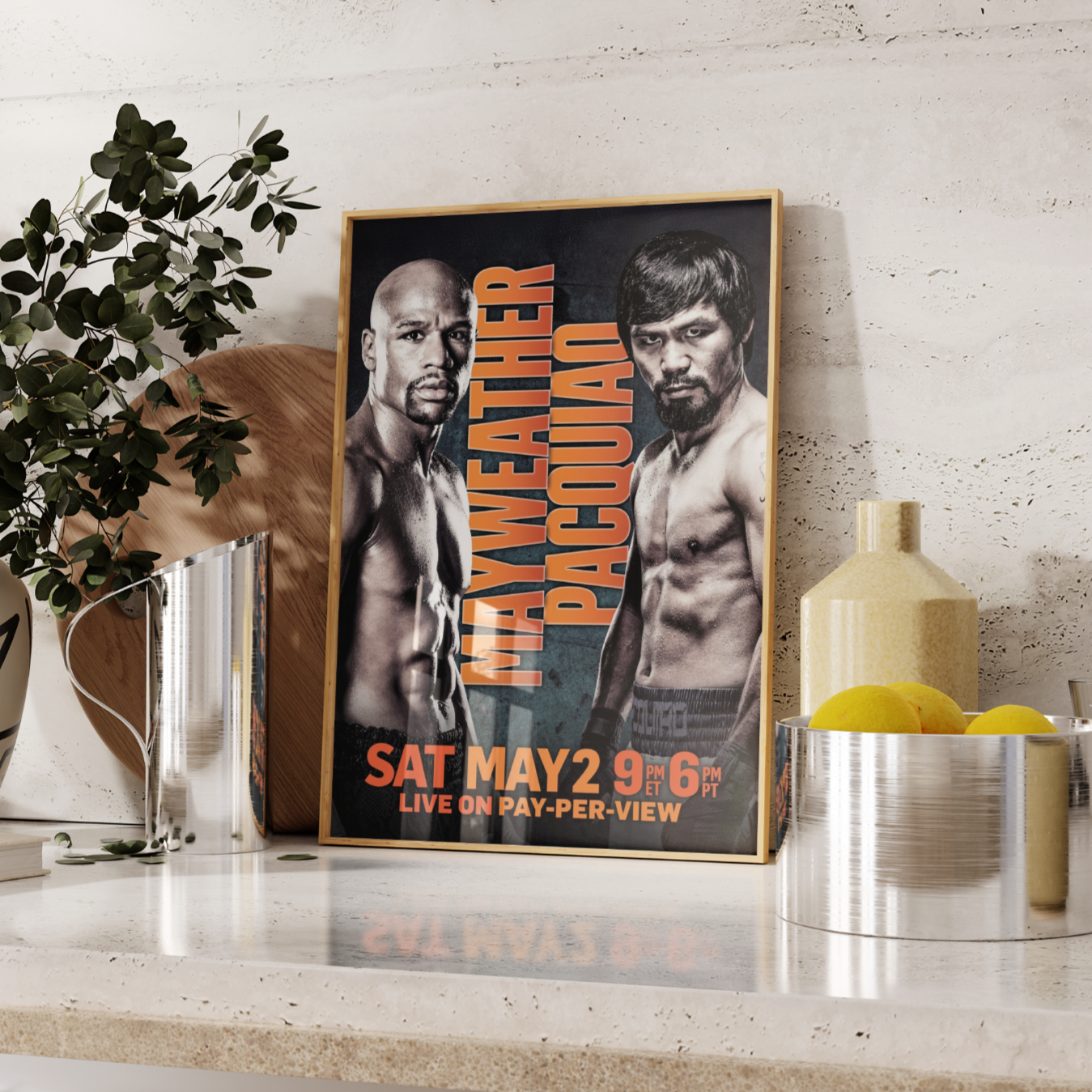 Floyd Mayweather vs Manny Pacquiao Poster UK