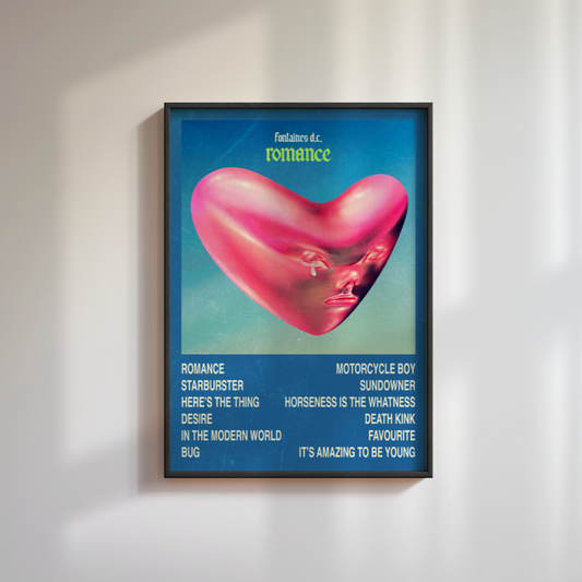 Fontaines D.C. Romance Album Poster