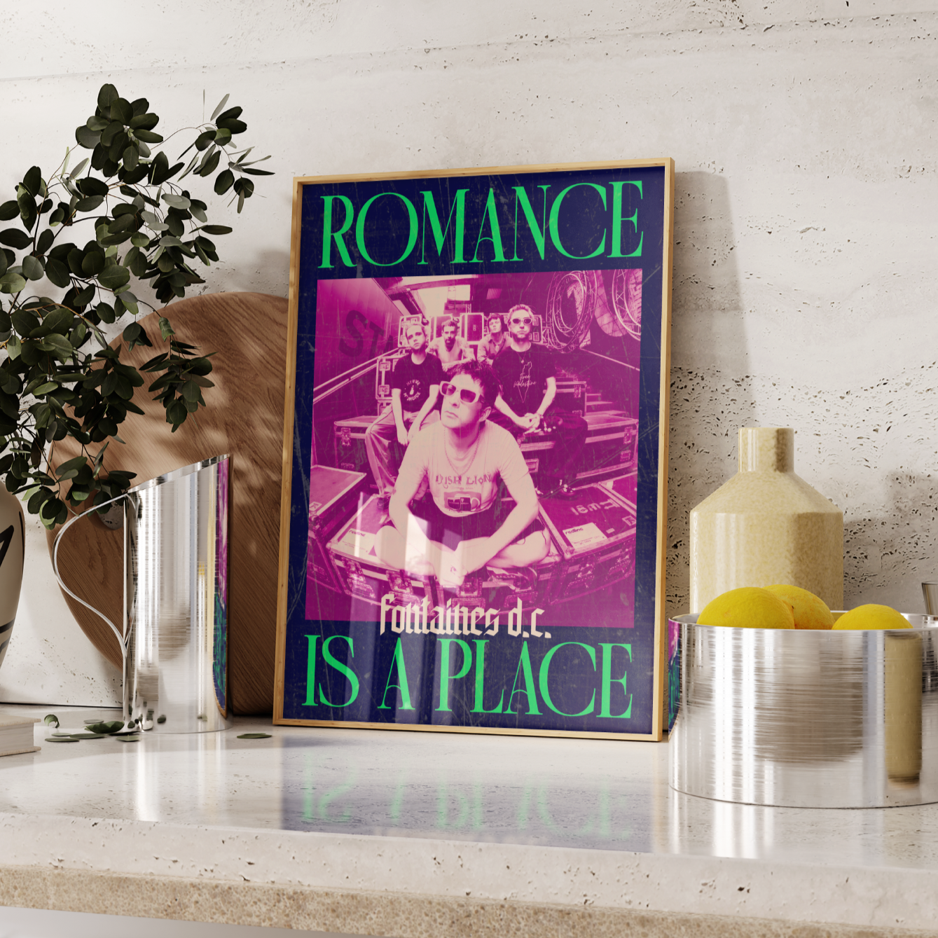 Fontaines D.C. Romance Lyrics Poster UK