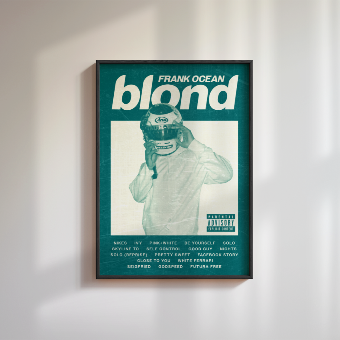 Frank Ocean Blonde Album Poster