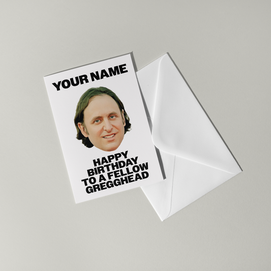 Gregg Turkington Personalised Birthday Card