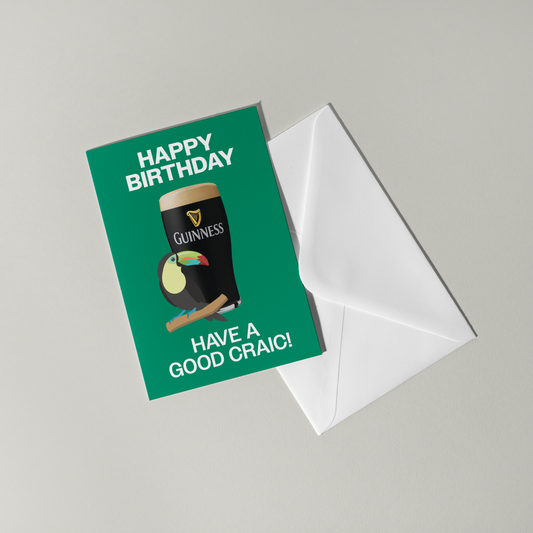 Guinness Birthday Card