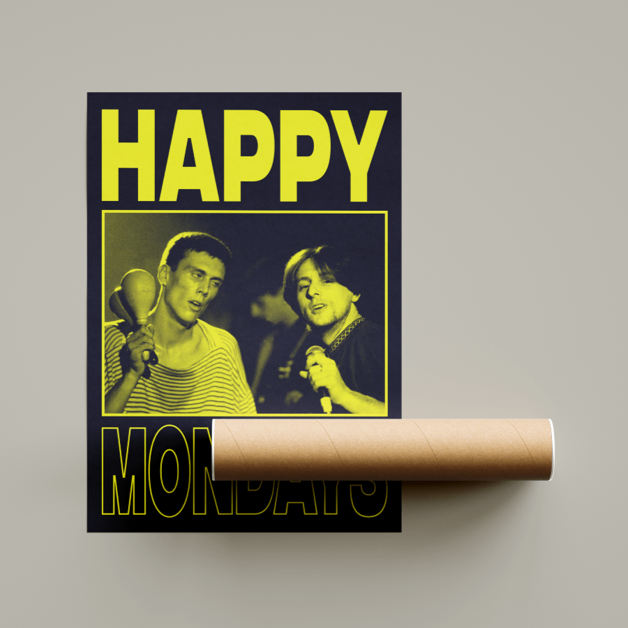 Happy Mondays Poster