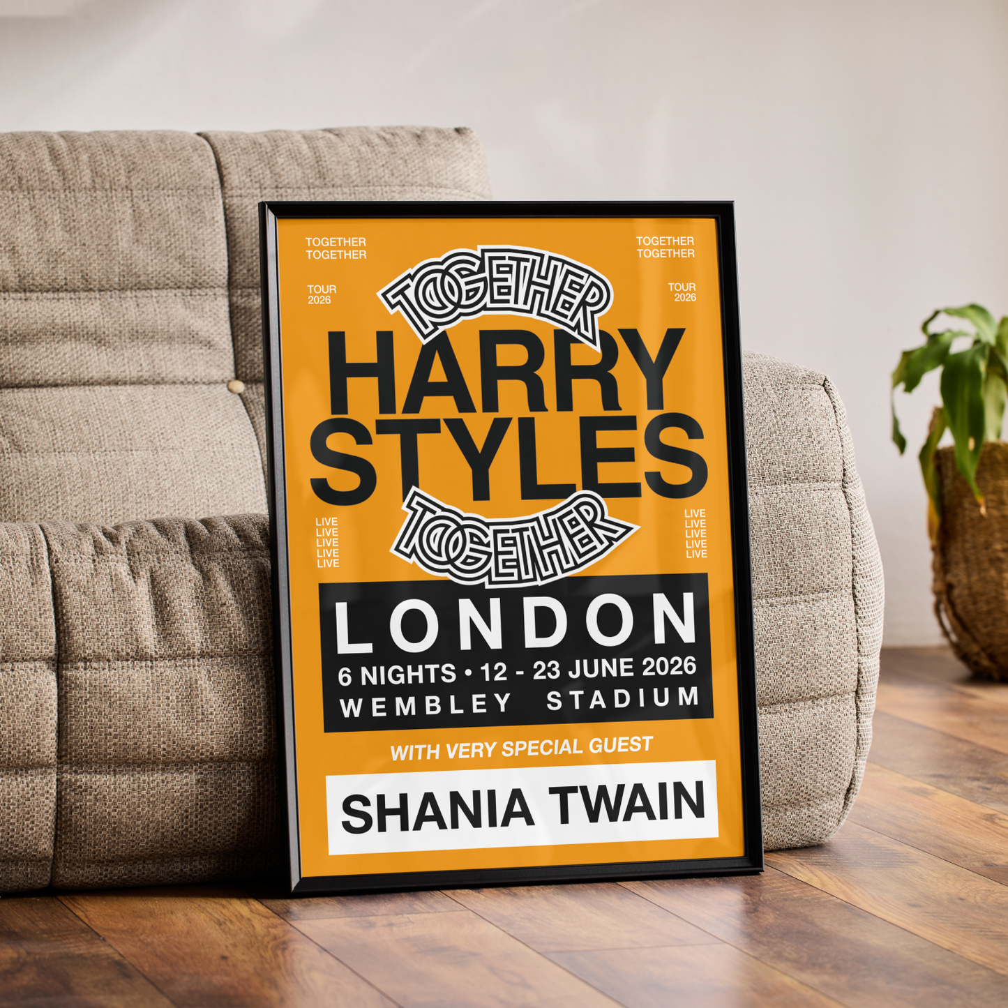 Harry Styles Together Together 2026 Tour Poster