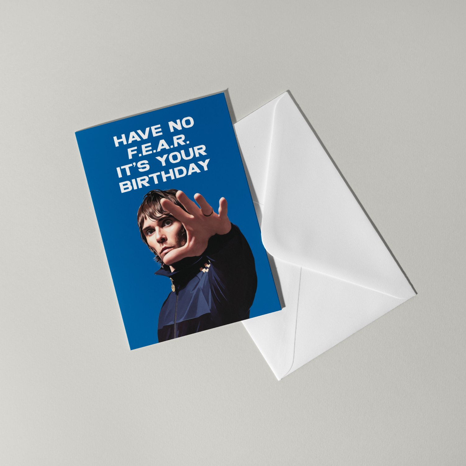 Ian Brown Birthday Card