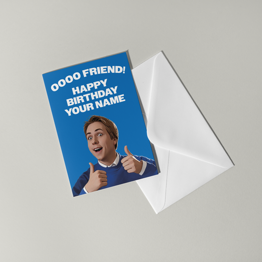 Inbetweeners Personalised Birthday Card
