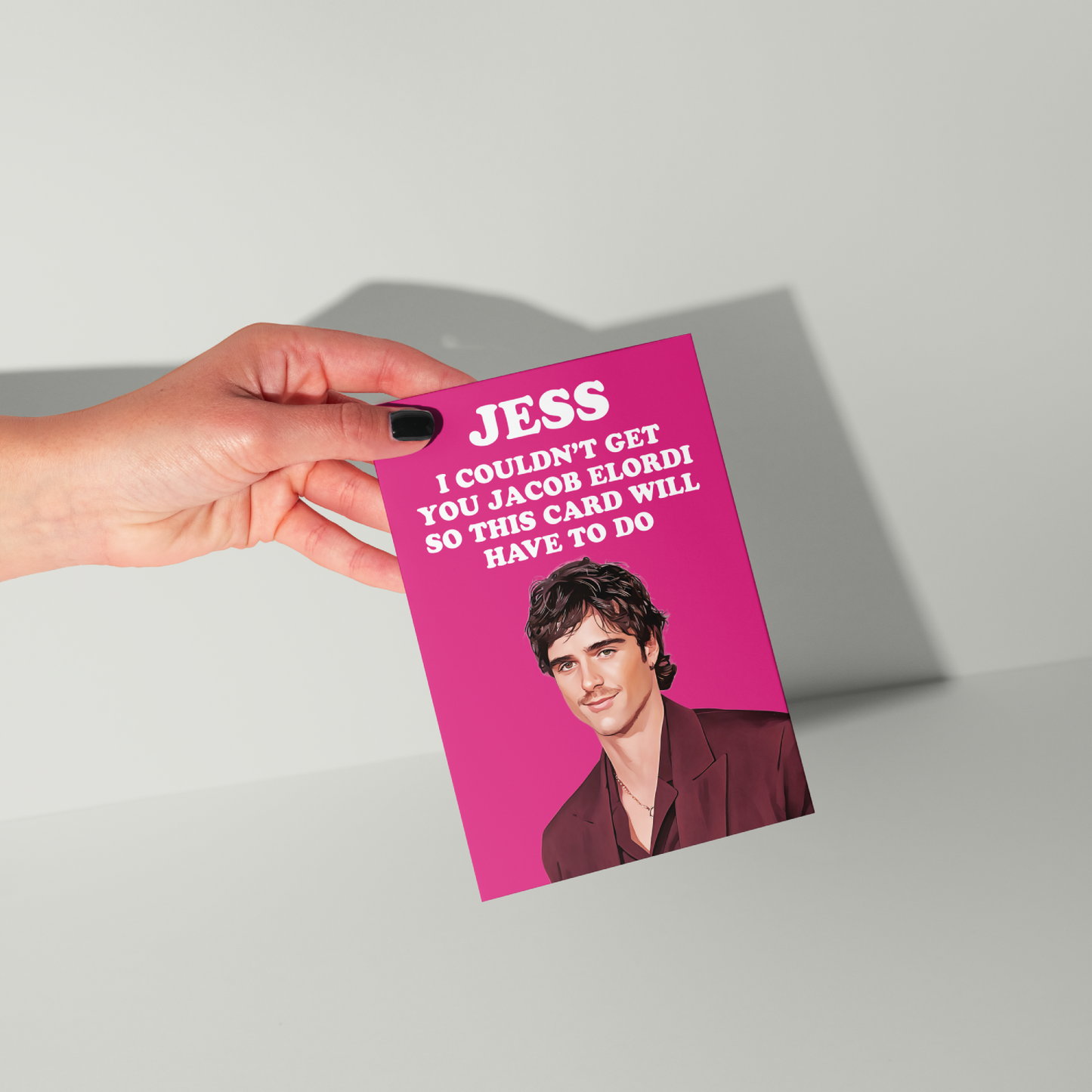 Jacob Elordi Personalised Birthday Card