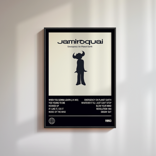 Jamiroquai Emergency On Planet Earth Album Poster