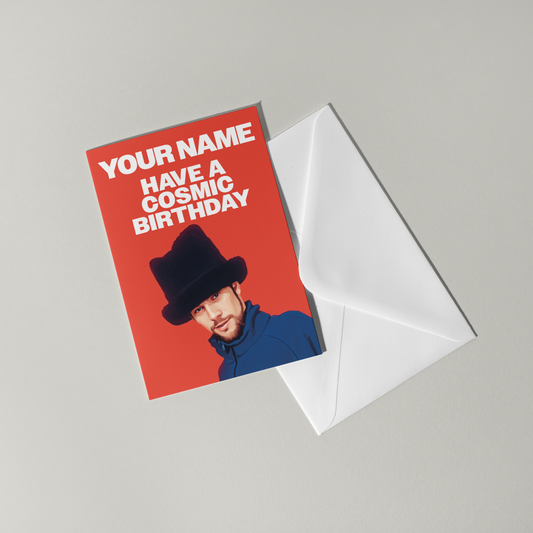 Jamiroquai Personalised Birthday Card