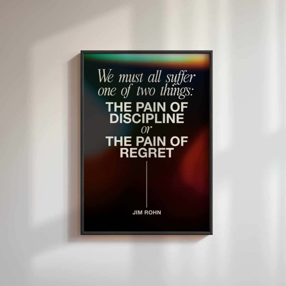 Jim Rohn Quote Poster