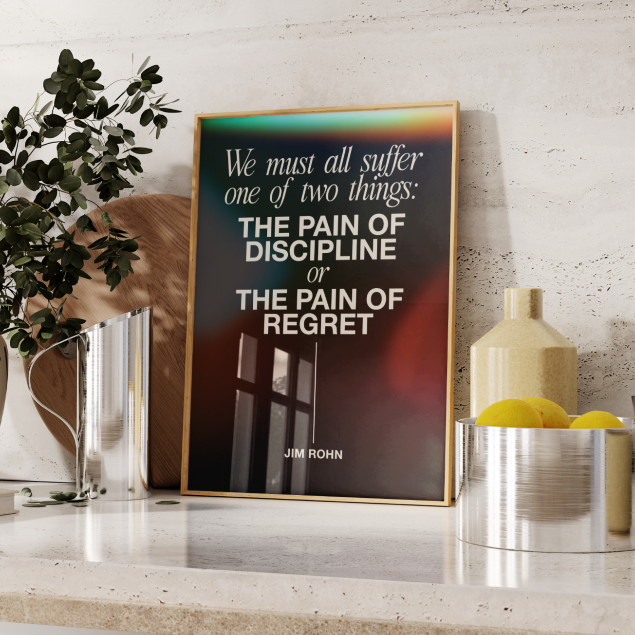 Jim Rohn Quote Poster