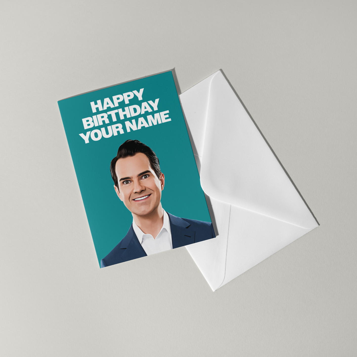 Jimmy Carr Personalised Birthday Card
