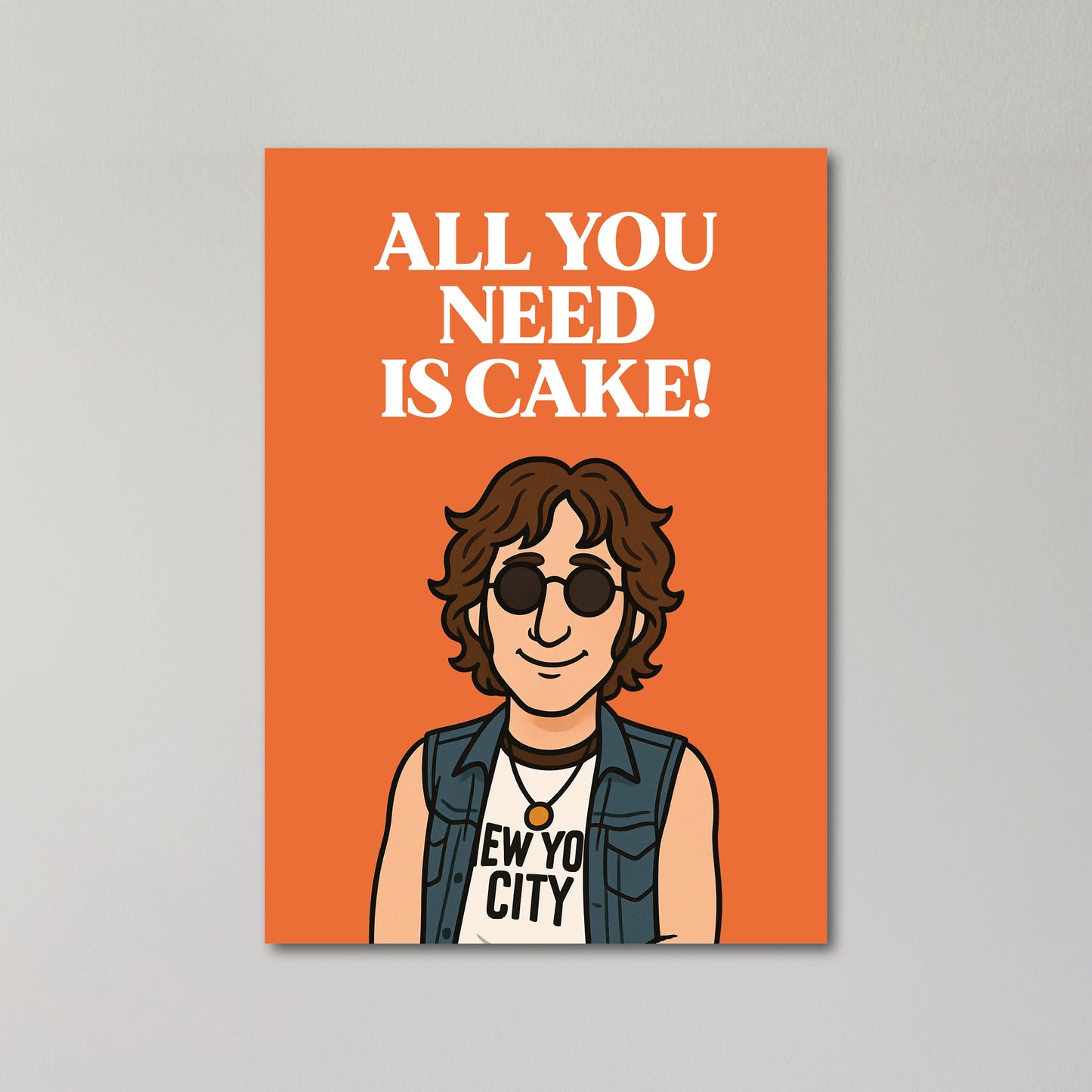 John Lennon Birthday Card